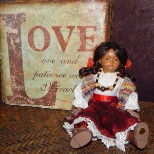 South American Collectible Celluloid Doll